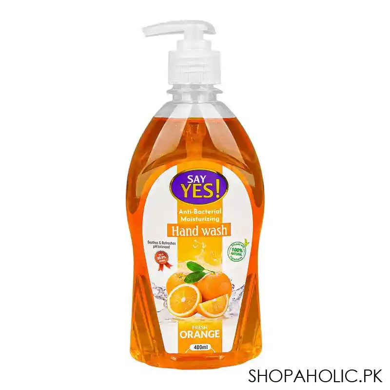 Say Yes! Fresh Orange Anti-Bacterial Moisturizing Hand Wash, 400ml - Main Image