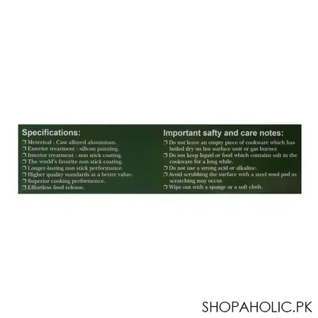 sayona chef double grill non stick pan, 36cm, sc 3008 image3