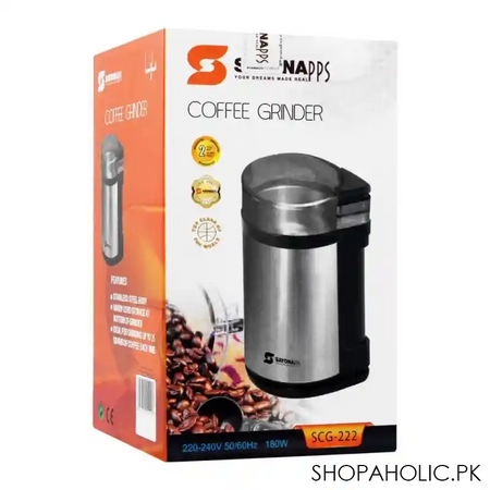 sayona coffee grinder, 180w, scg 222 image2