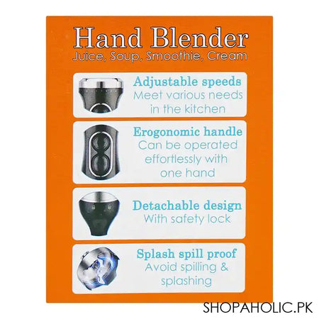 Sayona Hand Blender, 800W, SB-4559 - Image 4