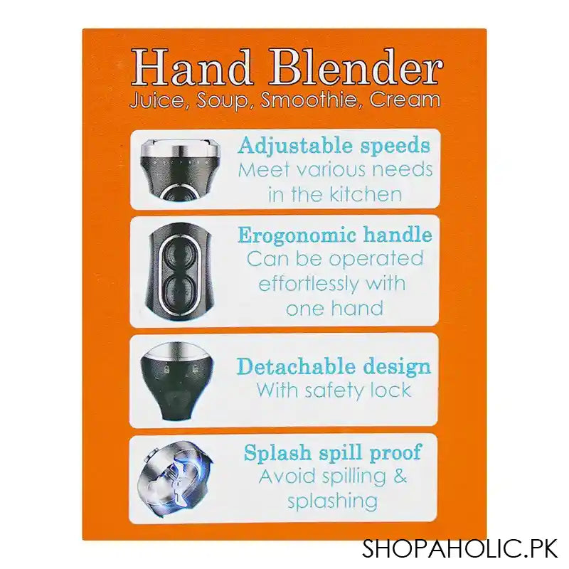 Sayona Hand Blender, 800W, SB-4559 - Image 4