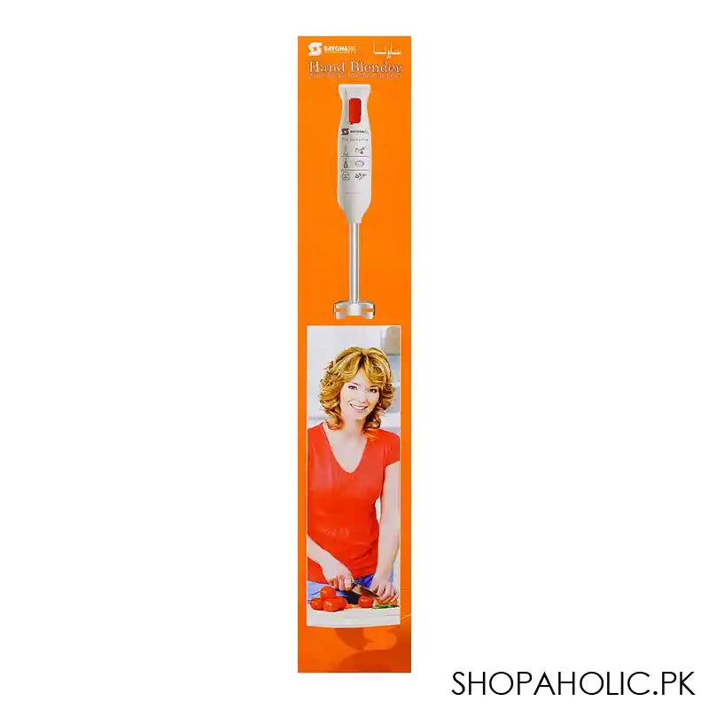 Sayona Hand Blender With Detachable Stainless Steel Foot & 1.2 Power Cord, 250W, Single Speed, SB-4407 - Image 3