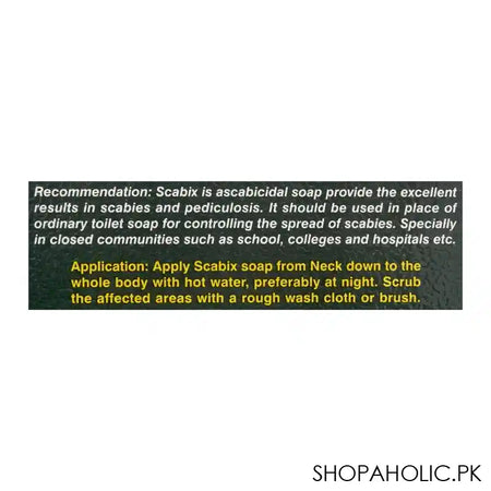 Scabix Soap For For Scabies & Pediculosis, 70g - Image 4