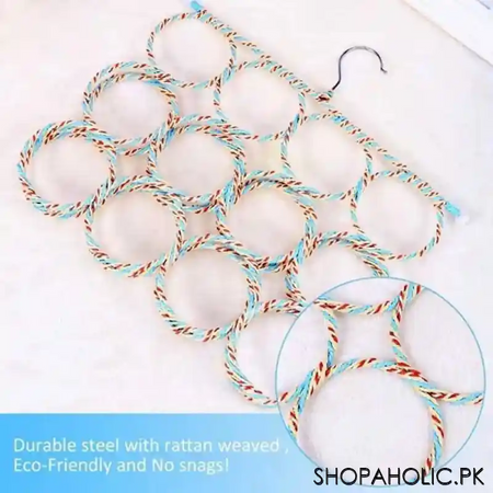 scarf hanger (28 hole ring rope slots) image6