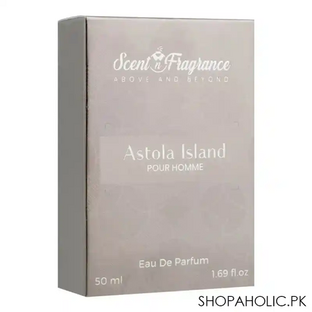 scent n fragrance astola island pour homme eau de parfum, for men, 50ml main image
