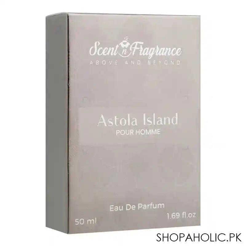 scent n fragrance astola island pour homme eau de parfum, for men, 50ml main image