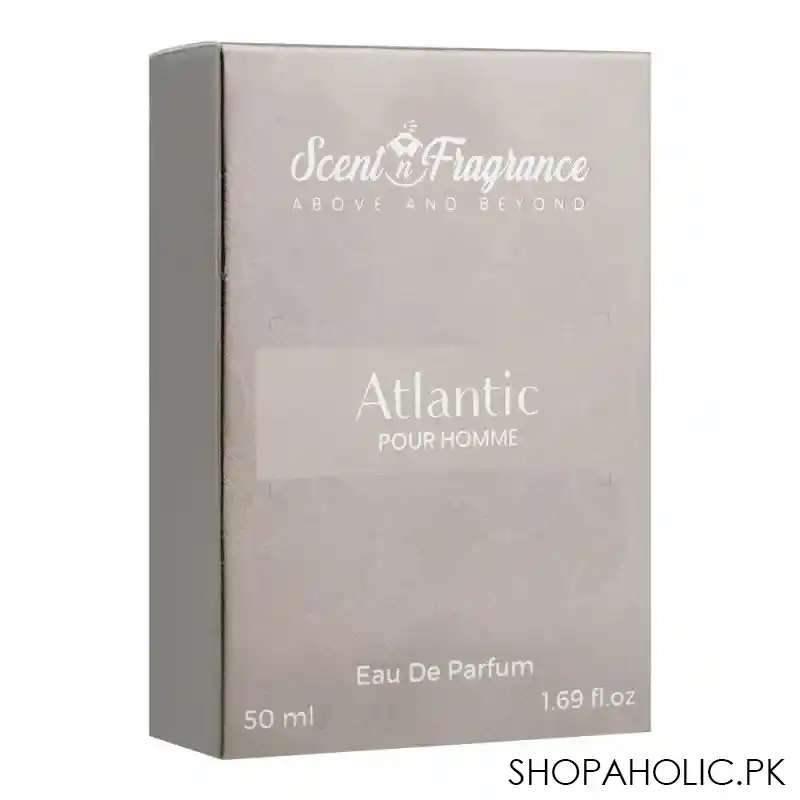scent n fragrance atlantic pour homme eau de parfum, for men, 50ml main image