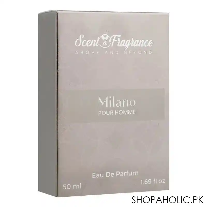 scent n fragrance milano pour homme eau de parfum, for men, 50ml main image