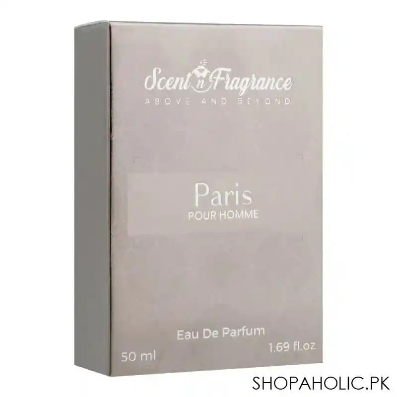 scent n fragrance paris pour homme eau de parfum, for men, 50ml main image