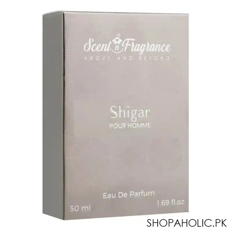 scent n fragrance shigar pour homme eau de parfum, for men, 50ml main image
