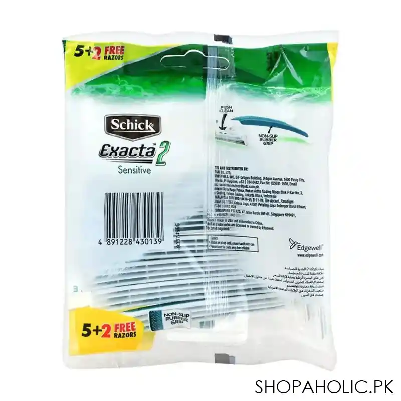 Buy Schick Exacta 2 Sensitive Vitamin E Disposable Razor 5+2 ...