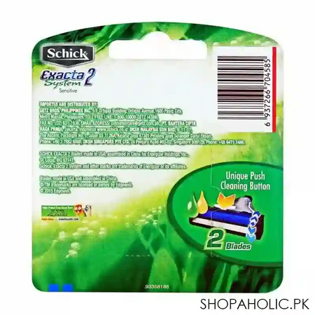 schick exacta 2 system sensitive cartridges, 4 pack image2