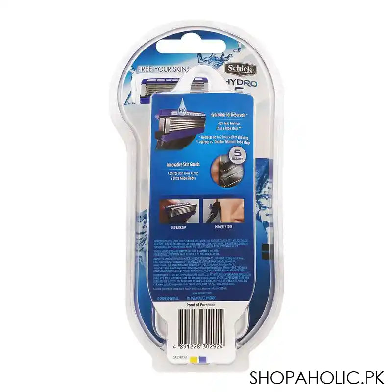 Schick Hydro 5, 1 Razor + 1 Cartridge - Image 2