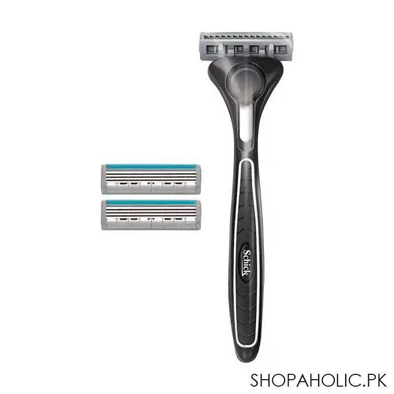 schick quarttro titanium 4 razor, 1 razor + 2 cartridges image2