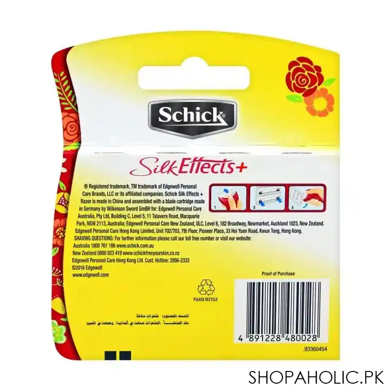 schick silk effects + cartridges, 3 pack image2