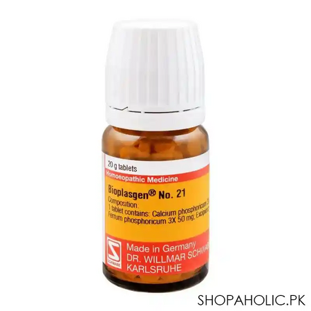 schwabe bioplasgen no. 21, 20g tablets main image