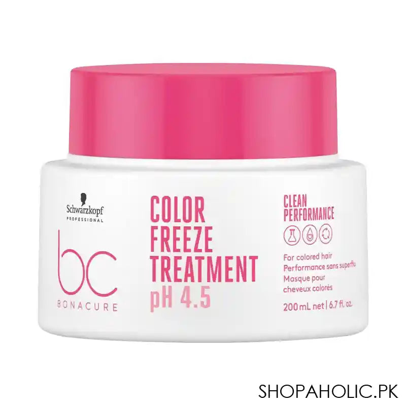 Schwarzkopf BC Bonacure Color Freeze PH 4.5 Colored Hair Treatment, For Colored Hair, 200ml - Main Image