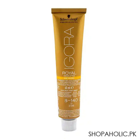 Schwarzkopf Igora Royal Absolutes Age Blend Hair Color 8-140 Light Blonde Cendre Beige - Image 3