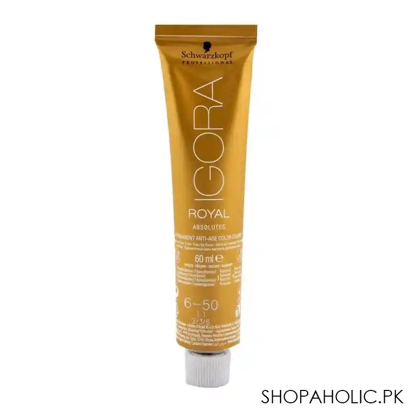 schwarzkopf igora royal absolutes hair color 6 50 dark blonde gold natural main image