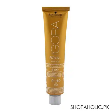 schwarzkopf igora royal absolutes hair color 9 40 extra light blonde beige natural main image