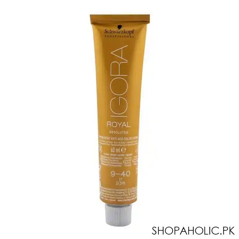 schwarzkopf igora royal absolutes hair color 9 40 extra light blonde beige natural main image