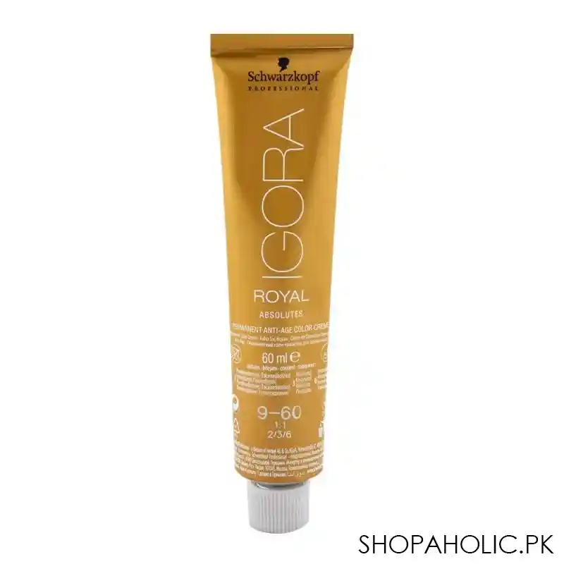 schwarzkopf igora royal absolutes hair color 9 60 extra light blonde chocolate natural main image