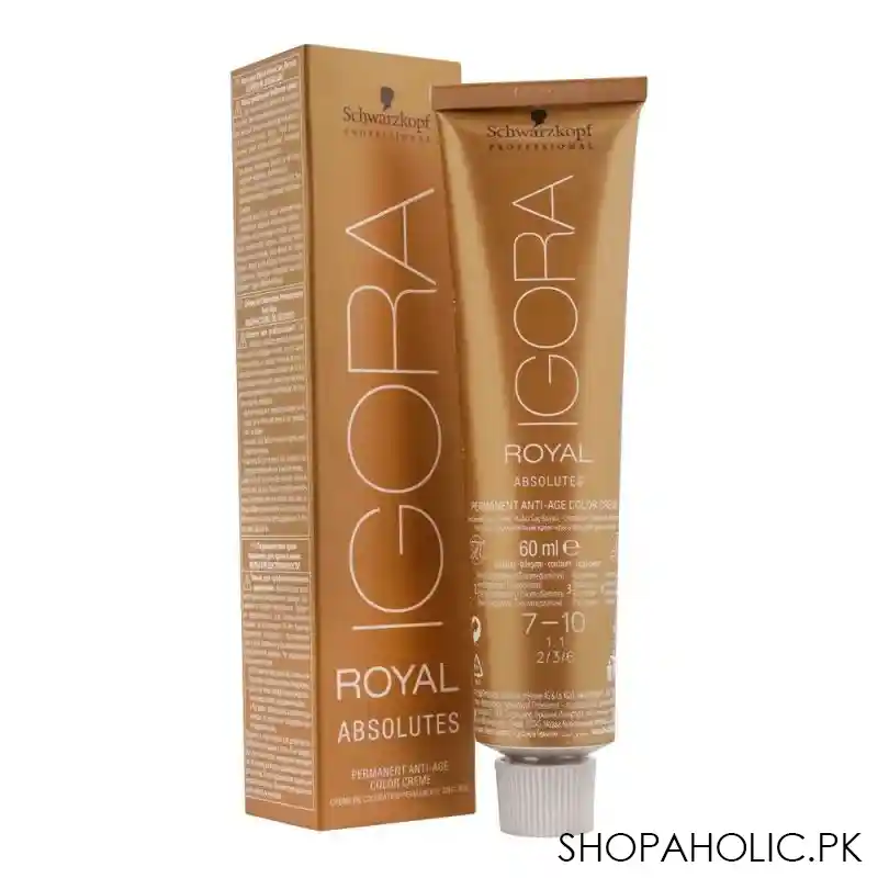 schwarzkopf igora royal absolutes hair colour 7 10 medium blonde cendre natural main image
