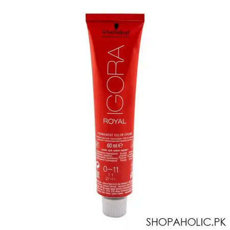 schwarzkopf igora royal hair color 0 11 anti yellow concentrate main image