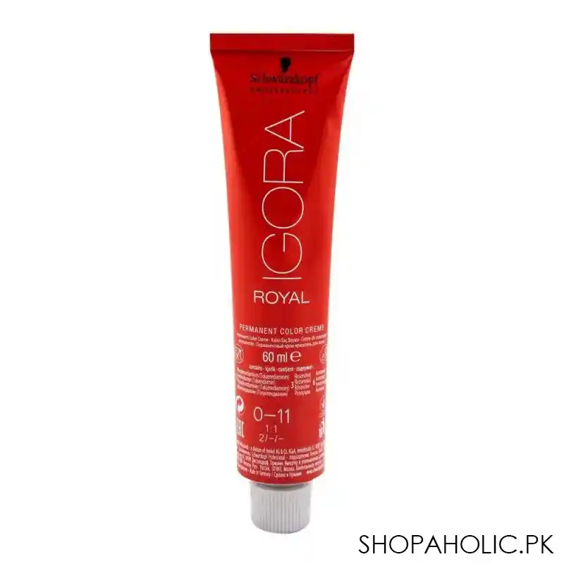 schwarzkopf igora royal hair color 0 11 anti yellow concentrate main image