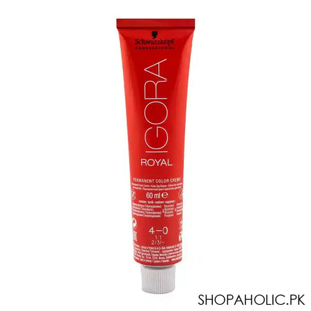 Schwarzkopf Igora Royal Hair Color 4-0 Medium Brown - Main Image