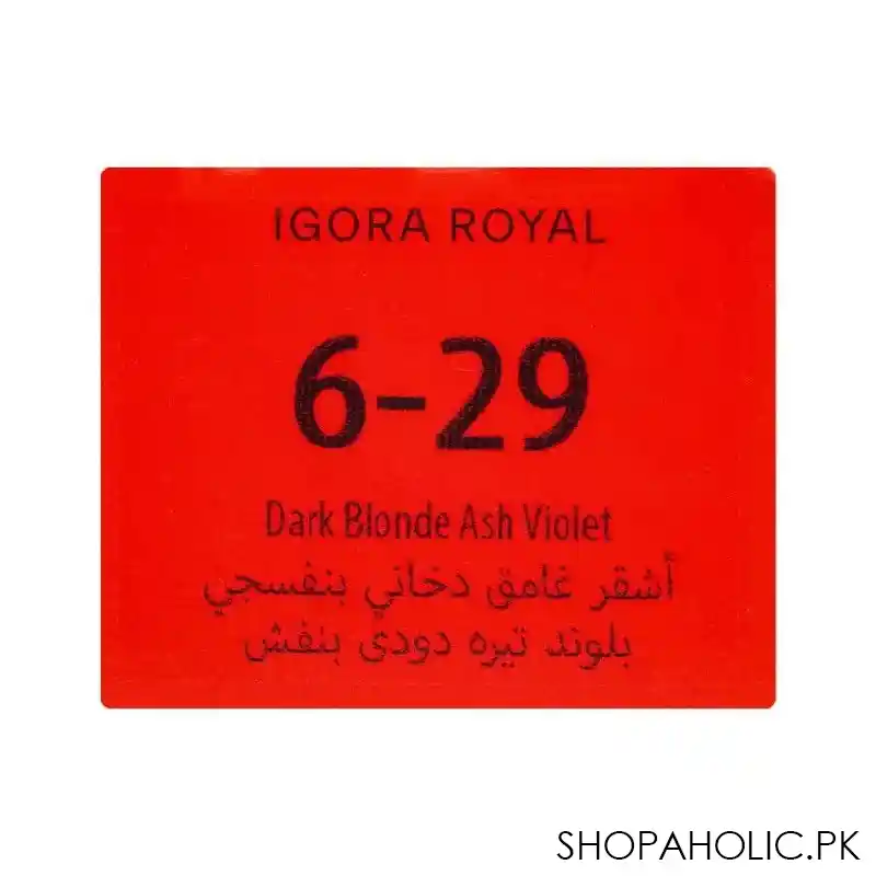 schwarzkopf igora royal hair color, 6 29 dark blonde ash violet image5