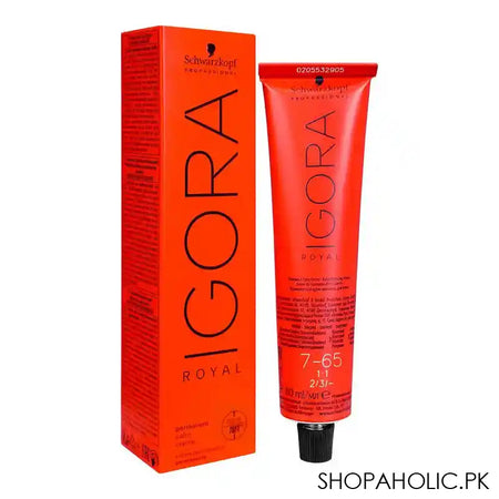 Schwarzkopf Igora Royal Hair Color 7-65 Medium Blonde Chocolate Gold - Main Image