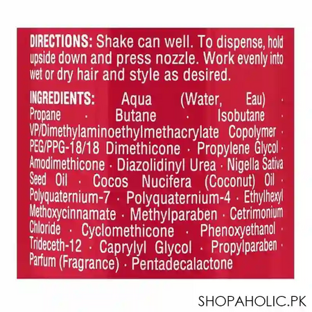 schwarzkopf smooth'n shine bodifying mousse, black seed oil & coconut oil, 255g image3