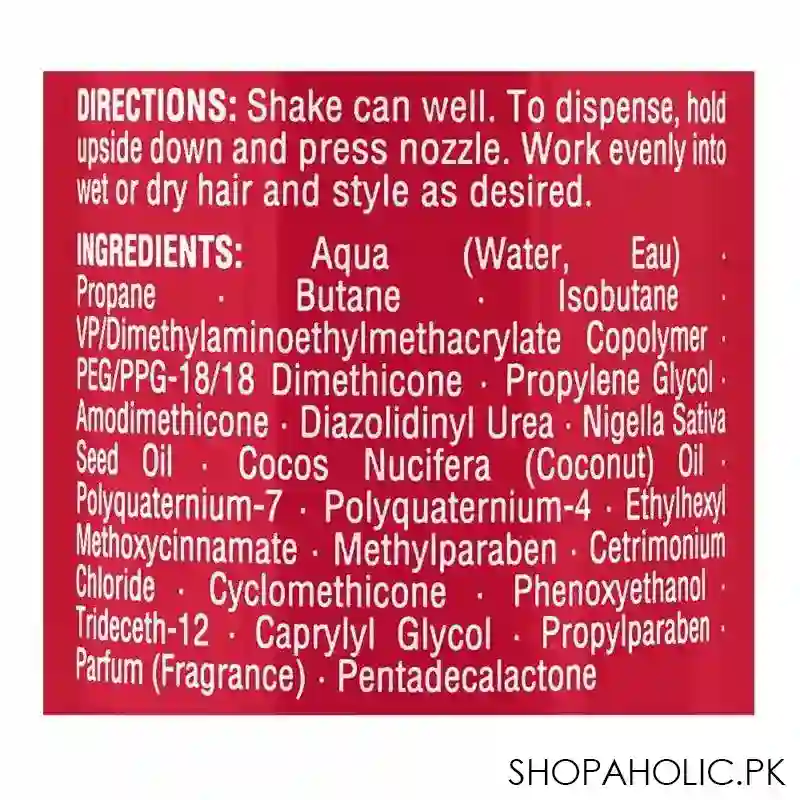 schwarzkopf smooth'n shine bodifying mousse, black seed oil & coconut oil, 255g image3