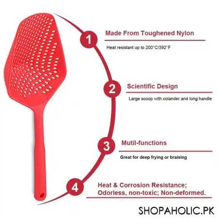 scoop colander strainer slotted spoon image4