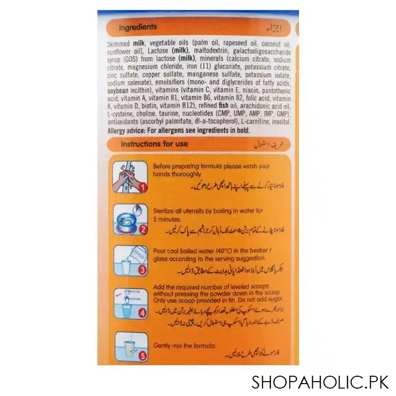 searle nurtugrow growing up formula stage 3, for 1 to 3 years, tin 400g image4