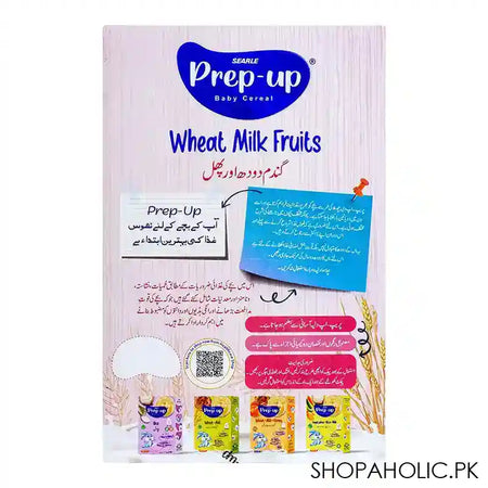 Searle Prep-Up Baby Cereal Wheat Milk & Fruits 175gm - Image 3