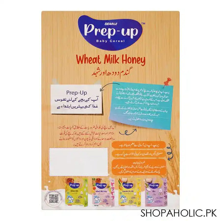 Searle Prep-Up Baby Cereal Wheat Milk & Honey 175gm - Image 2