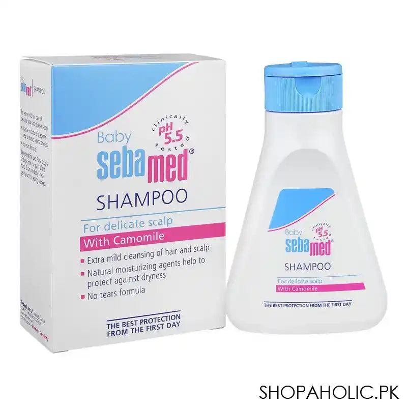 Sebamed Baby PH 5.5 Clinically Tested Shampoo With Camomile, For Delicate Scalp , 150ml - Main Image