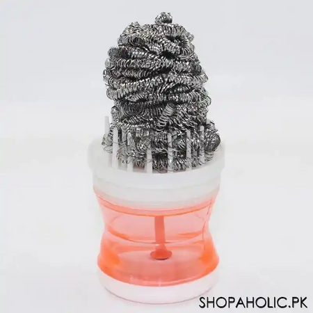 self dispensing liquid soap wire brush image2