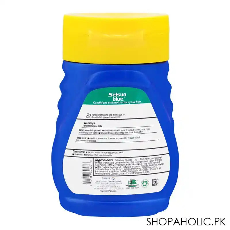 Selsun Blue Moisturizing With Aloe Anti-Dandruff Shampoo, For Dry Scalp & Hair, 75ml - Image 2