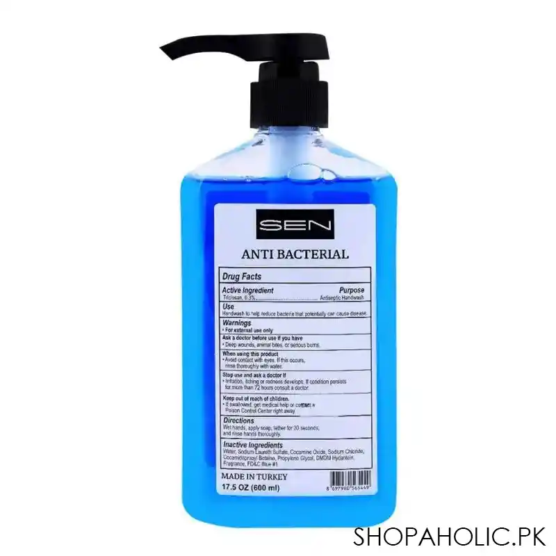 sen anti bacterial hand wash 600ml image2