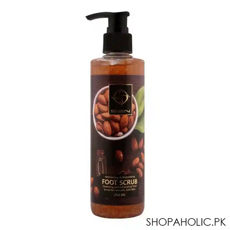 sen revitalising & stimulating foot scrub, 250ml main image