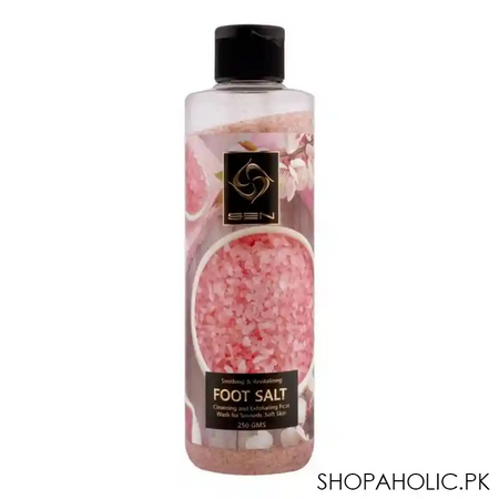 sen soothing & revitalising foot salt, 250ml main image