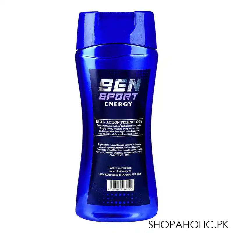 Sen Sport Energy Deep Cleansing Body Wash, 250ml - Image 3
