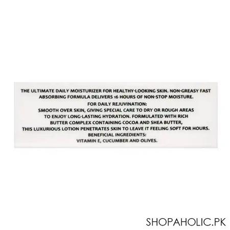 sen ultra moisturising cucumber & olive hand & body lotion, 500ml image4