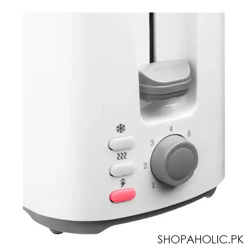 sencor electric toaster, sts 2606wh, 3 functions/7 browning levels, crumb tray for easy cleaning, 750w image3