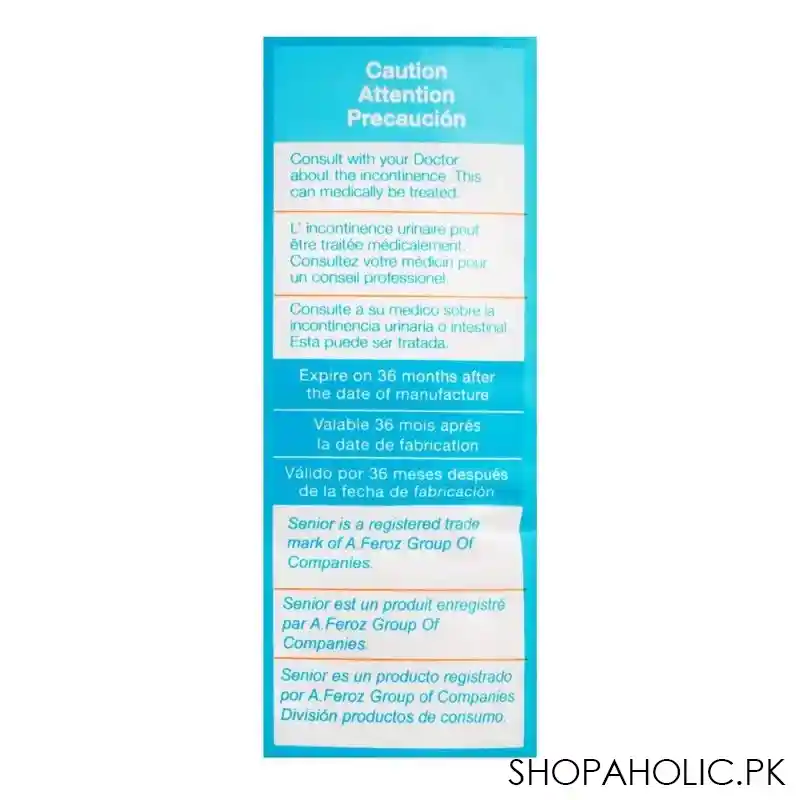 senior adult diaper 132cm 172cm, extra large, 10 pack image2