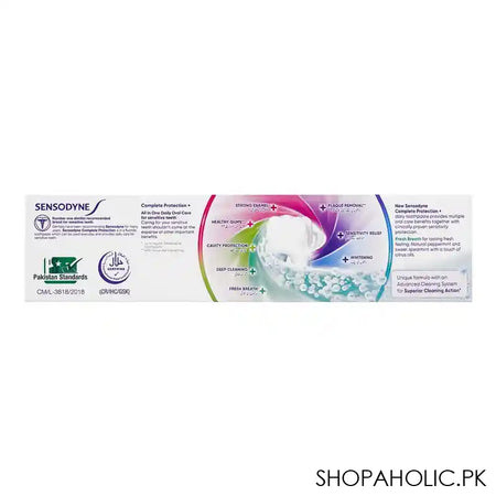 Sensodyne Complete Protection+ Fresh Breath, Superior Cleaning Action Toothpaste, 100g - Image 3