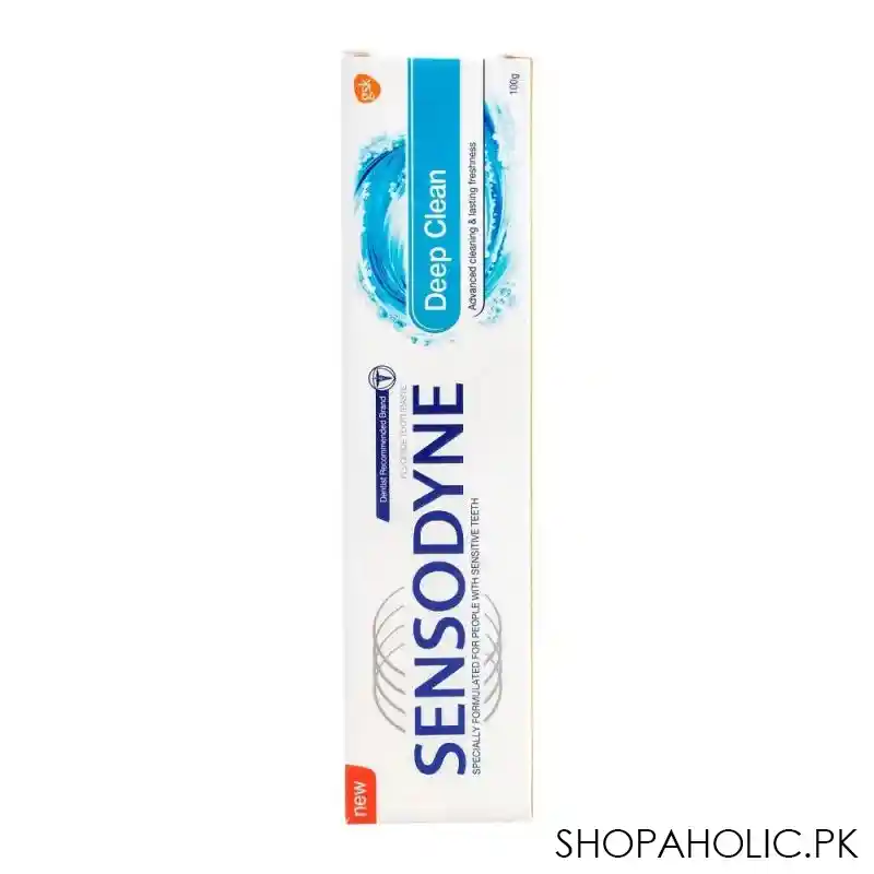 sensodyne deep clean toothpaste, 100g image3